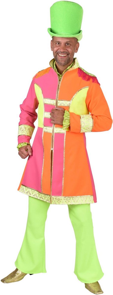 Neon Mantel Heren Pink/Orange Luxe - maat S